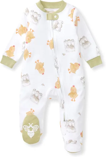Miniatura 136 de Burt's Bees Baby - Pijama de una pieza para bebé, mameluco para dormir y jugar, algodón 100% orgánico, cremallera frontal
