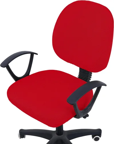 Miniatura 58 de Smiry - Fundas de asiento elásticas para silla de oficina con diseño jacquard, desmontables, lavables, antipolvo, protectores para cojines de silla