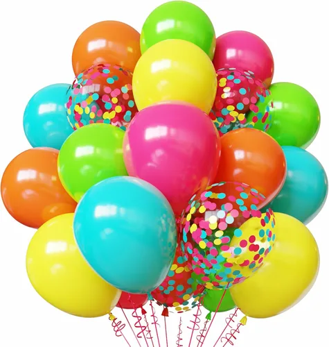 Miniatura 24 de Globos negros y dorados, kit de 50 globos de 12 pulgadas, globos de látex negros para decoraciones de cumpleaños, año nuevo, boda, graduación
