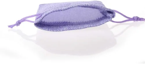 Miniatura 7 de Tvoip Paquete de 30 bolsas de arpillera con cordón, bolsas de regalo para bodas, fiestas y manualidades (morado claro, 4 x 5.5 pulgadas)