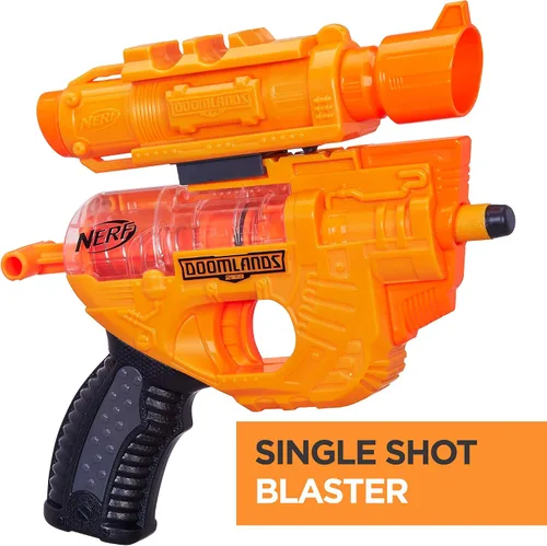 Miniatura 4 de Nerf Holdout Doomlands - Pistola de juguete con Detachablex de 1.575 in y 2 dardos oficiales Doomlands Elite para niños, adolescentes y adultos