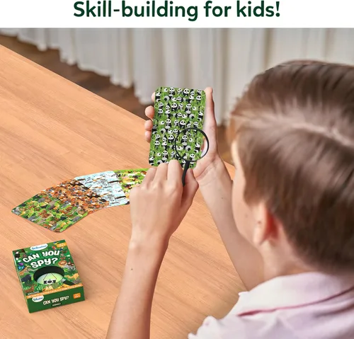 Miniatura 6 de Skillmatics Recuerdos de fiesta (Paquete de 15) - ¿Puedes espiar animales? Juego de cartas de buscar y encontrar para niños, juguete de bolsa