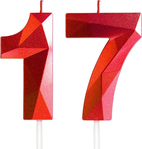 Miniatura 221 de Velas de cumpleaños número 15, velas número 15, velas de feliz cumpleaños de oro rosa para pastel, decoraciones de cobertura de pastel de diseño 3D