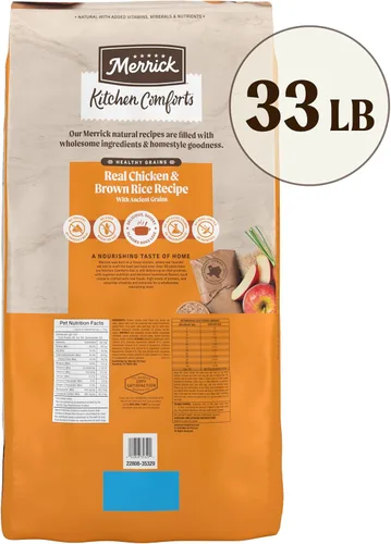 Miniatura 11 de Merrick Healthy Grains Premium, alimento seco para perros adultos con granos saludables, croquetas saludables y naturales con pollo y arroz integral
