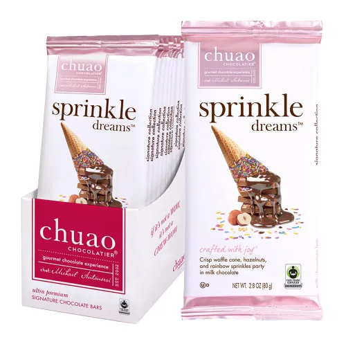 Miniatura 9 de Chuao Chocolatier Oh My S'mores Barras de chocolate con leche, chocolate gourmet artesano europeo sin conservantes, para cestas de regalo, Navidad