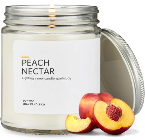 Miniatura 22 de 1OAK Vela de Manzana - Velas perfumadas de cera de soja (Manzana) - Velas de soja para aromatizar el hogar - Quema larga premium - Hechas a mano