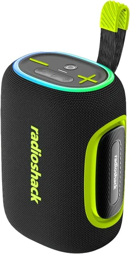 RadioShack Altavoz portátil de sonido en vivo IPX5 de 40 W, Bluetooth, altavoz portátil, negro, 4001792, 40 vatios, de pie, plástico