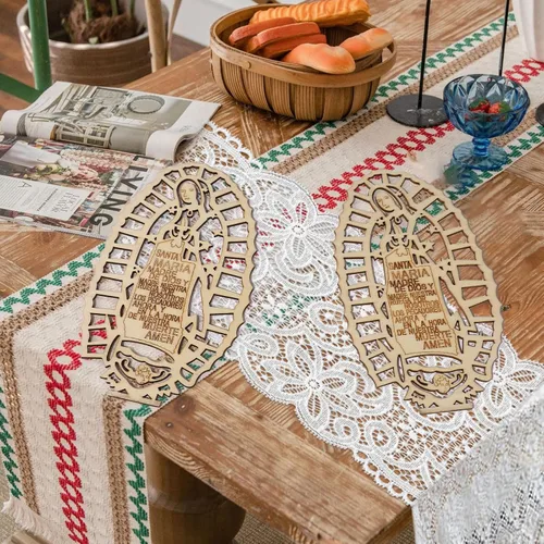 Miniatura 4 de 12 Piezas De Centros De Mesa De Madera Para Bautizo, Centros De Mesa Para Bautizo Bodas Decoraciones, Mi Primera Comunión Decoraciones, Decoraciones