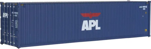 Walthers SceneMaster Contenedor de lado corrugado Hi-Cube de 40' - American President Lines (Eagle Logo) 949-8251 Modelo de ferrocarril a escala HO