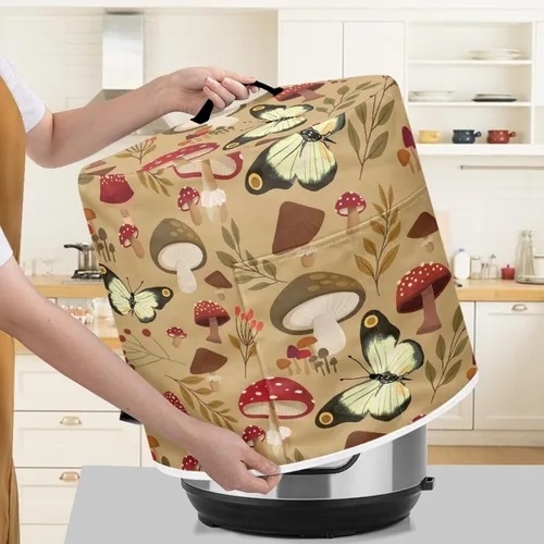 Miniatura 41 de Flashideas Cherry Love - Funda para olla a presión con bolsillo de almacenamiento compatible con olla instantánea de 8 cuartos de galón, accesorios