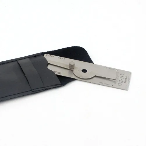 Miniatura 7 de Soldadura V-Wac Gage Soldadura estándar Borde de morder Bajo corte Calibre Soldador inspección regla