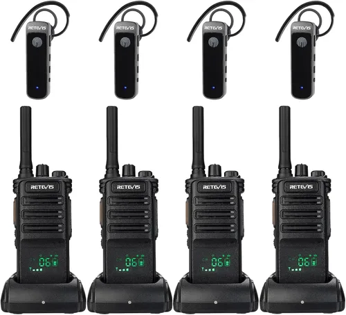 Retevis RB89 Radio de 2 vías de largo alcance, Walkie Talkie de alta resistencia, inalámbrico, alta potencia, 700,000 pies cuadrados/50 pisos, con