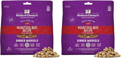 Miniatura 14 de Stella & Chewy's Bocados de Cena Crudos Liofilizados para Gatos – Receta de conejo premium con 98% de carne y órganos de origen responsable