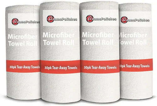 Miniatura 8 de Adam's Polishes Rollo de toalla de microfibra – Paquete de 30 toallas reutilizables – 12 x 12 (paquete de 1)