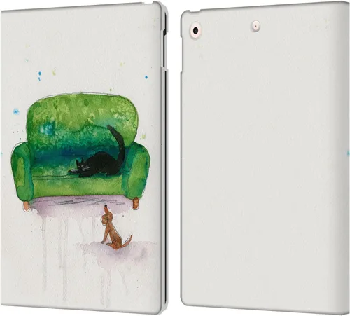 Miniatura 17 de Head Case Designs Wyanne - Funda de piel con licencia oficial de Wyanne Blue Watercolour Bear Animals 2, compatible con Apple iPad 10.2