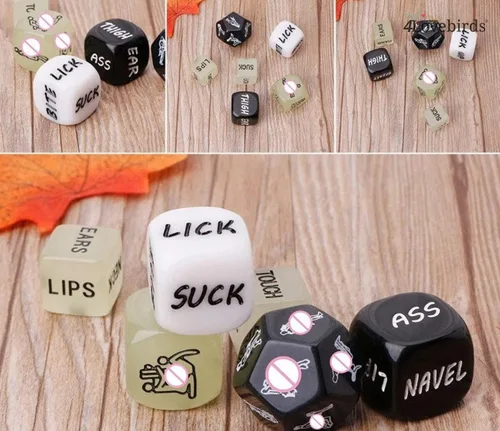 Miniatura 4 de 4Lovebirds - Juegos de dados sexuales, dados con posiciones sexuales, diversión en el dormitorio, dados traviesos sexuales para parejas, juego de 6