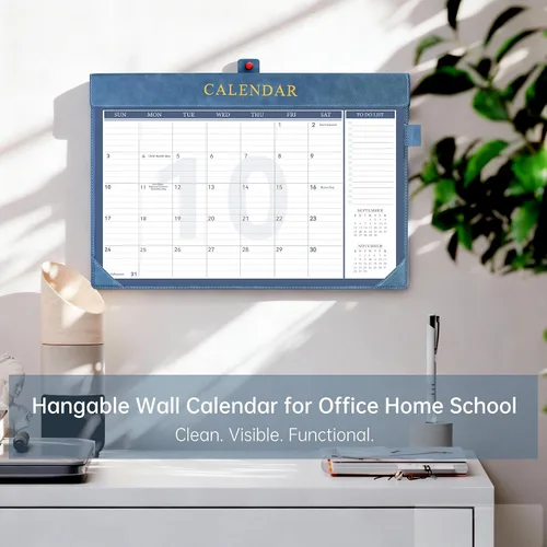 Miniatura 2 de Yoment Calendario de escritorio 2026, enero de 2026 a diciembre de 2027, 2026, calendario de escritorio grande de 17 x 12 pulgadas, calendario 2026