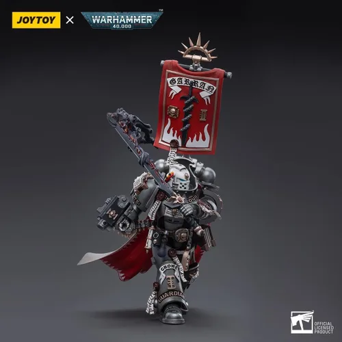 Miniatura 7 de LEBOO JOYTOY Warhammer 40K Grey Knights Castellan Crowe 1/18 Figura de acción Warrior Joy Modelos de juguete