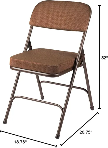 Miniatura 13 de OEF Furnishings Serie OEF3200 - Sillas plegables de tela de alta calidad, resistentes, de grado industrial, asiento ultra acolchado de 2 pulgadas