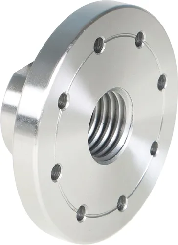 Miniatura 7 de kimllier Placa frontal de torno de acero de 3 pulgadas para torno de madera, apta para husillo de 1 pulgada x 8TPI sin tornillo