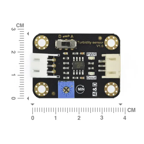 Miniatura 3 de Gravedad: Sensor de turbidez analógico para Arduino / ESP32 / STM32 / Raspberry Pi (ADC requerido) Monitor de calidad del agua Tiempo