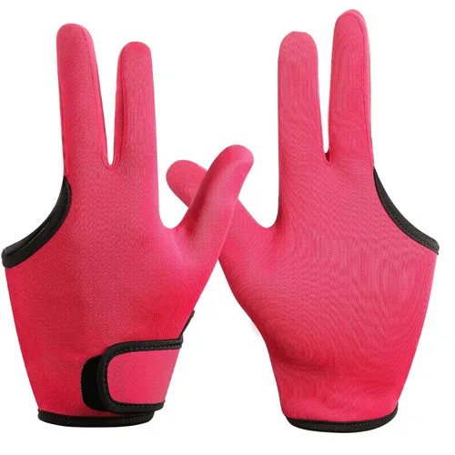 Geyoga 2 guantes resistentes al calor para peinar el cabello, guantes de peluquero de 3 dedos, reutilizables, varita rizadora, protector térmico