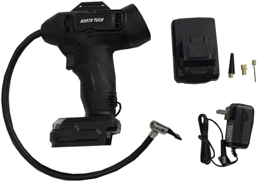 Miniatura 2 de North Tech Kit de inflado inalámbrico de 18 voltios de 160 PSI, tu solución todo en uno para inflar sin esfuerzo