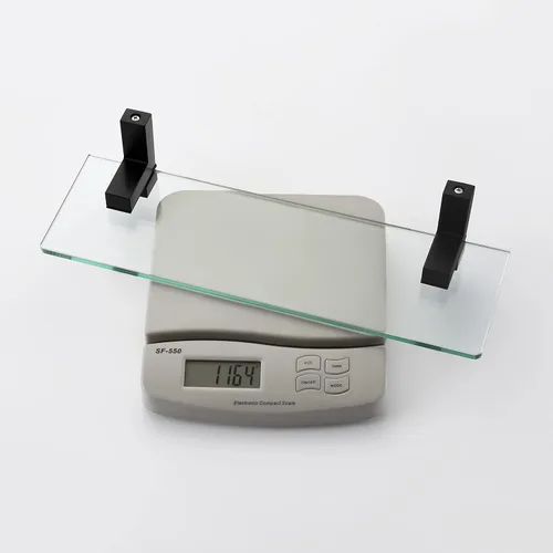 Miniatura 8 de KES Estante de vidrio de 16 pulgadas para baño montado en la pared, estante de pared de vidrio templado de 0.315 in, negro mate, BGS3201S40-BK