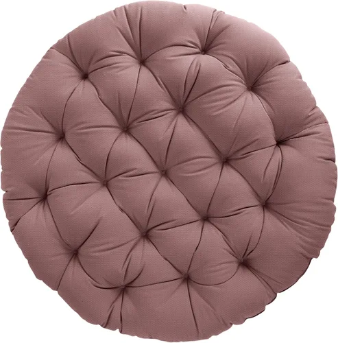 Miniatura 12 de Sorra Home - Cojín con mechones Papasan - Cojín redondo cómodo para silla Bucket & Moon - Cojín de piso con espuma suave para muebles
