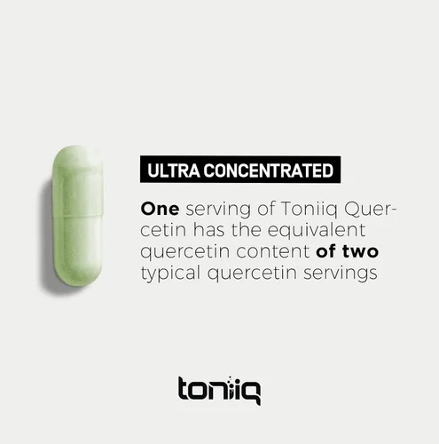 Miniatura 5 de Toniiq Cápsulas de quercetina de ultra alta pureza - 95%+ altamente purificadas y biodisponibles - 1000 mg por porción - 120 cápsulas de suplemento