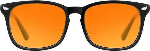 Miniatura 23 de TIJN Lentes de bloqueo de luz azul para mujeres y hombres, marco transparente cuadrado, anteojos nerd anti rayo azul, gafas para pantalla