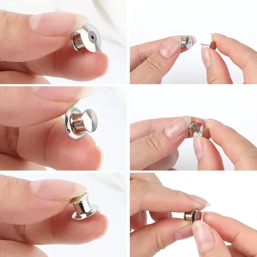 Miniatura 4 de 100 piezas de metal con cierre de pasador de bloqueo