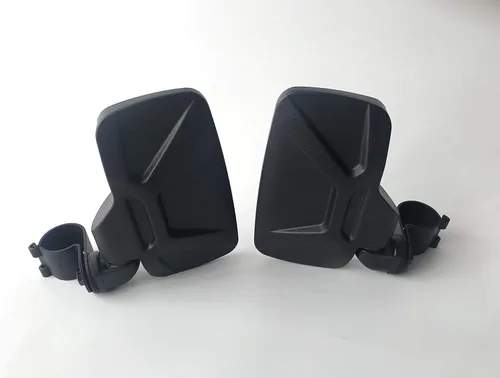 Miniatura 4 de Motobiker Espejos laterales UTV para jaula antivuelco de 1.75 pulgadas compatible con Polaris RZR 570 800 900 1000 XP/Polaris Ranger 400 500 700