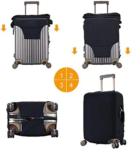 Miniatura 5 de Maleta De Viaje Protector Explosión Pelo Girl3 Elástica Protectora Lavable Cubierta De Equipaje Con Cremallera Oculta Adecuado Para, estilo9