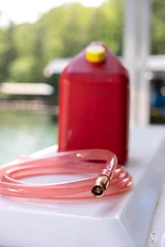 Miniatura 9 de Bomba de sifón autocebante para gas, combustible, aceite, agua FlowPro de 3/4” x 8’ Para barco de wake, pontones, moto acuática, moto de agua