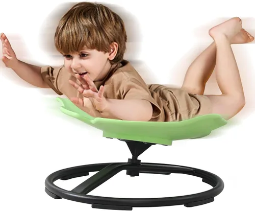Miniatura 14 de Silla giratoria sensorial para niños con autismo de 3 años en adelante, silla giratoria para sentarse y girar para niños con TDAH, sillas