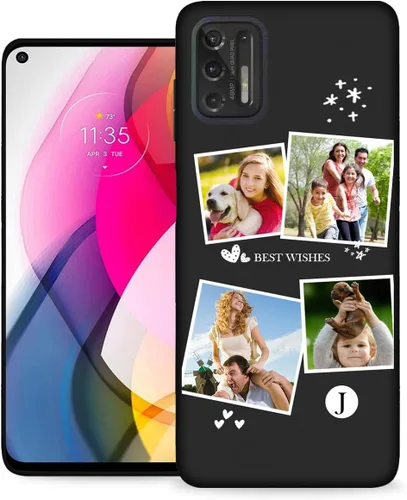 Miniatura 49 de Funda personalizada para Motorola Moto G Stylus 2020 con nombre de foto, texto y foto, GStylus personalizado -20 funda suave y fina (negro) de 6.4