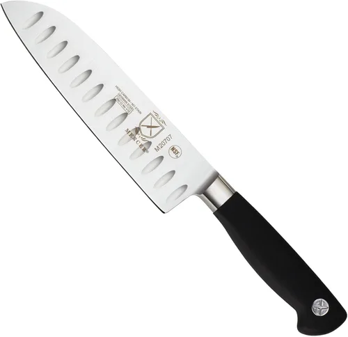 Miniatura 14 de Mercer Culinary M21076 Genesis Cuchillo de chef de 6 pulgadas con respaldo corto, negro