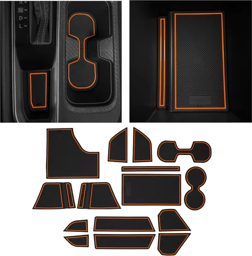 Nissan Sentra 2020-2021 - Kit de revestimientos para portavasos naranja (Orange Trim)
