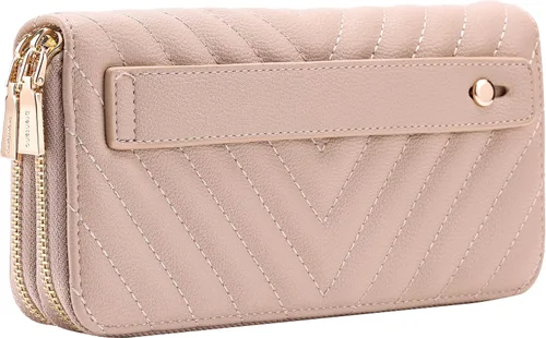 Miniatura 2 de Cartera de piel vegana con doble cremallera y correa de sujeción de mano