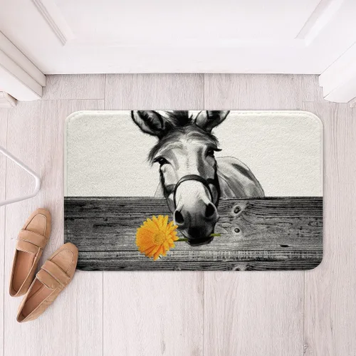 Miniatura 24 de Erosebridal Alfombras deportivas de baño para niños de 16 x 24 pulgadas, tapete de baño de béisbol y fútbol, para niños, adolescentes, baloncesto