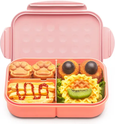 Miniatura 17 de MISS BIG® Lonchera Bento para adultos, fiambrera, a prueba de fugas, sin BPA y sin tintes químicos, para lavavajillas y microondas