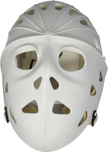 Miniatura 4 de Mylec Adult Street Hockey Goalie Mask - High-Impact - Ventilation Holes + Adjustable Straps - Street Hockey Only,Halloween Mask Negro