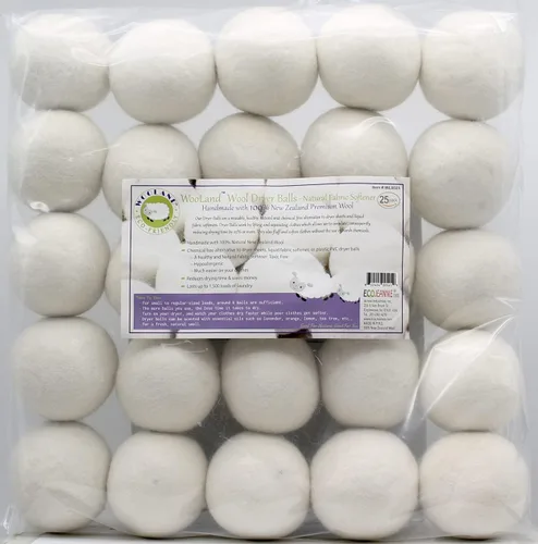 Miniatura 10 de Wooland Wholesale Bulk Laundry XL Premium - Pelotas secadoras de lana 100% de lana orgánica de Nueva Zelanda Suavizante de tela natural para pieles