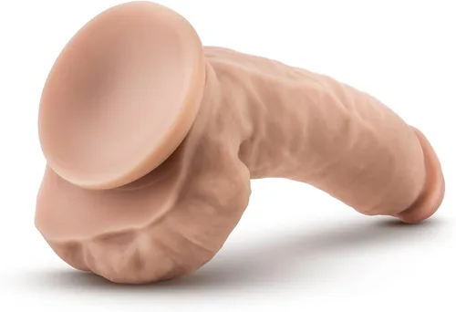 Miniatura 7 de Blush Dr. Skin Mr. Mayor - Consolador realista de 9 pulgadas, 2 pulgadas de ancho, tacto de piel real, pene venoso con bolas, succión fuerte