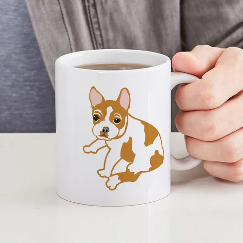 Miniatura 6 de CafePress French Bulldog Mug 11 oz (325 ml) Ceramic Coffee Mug
