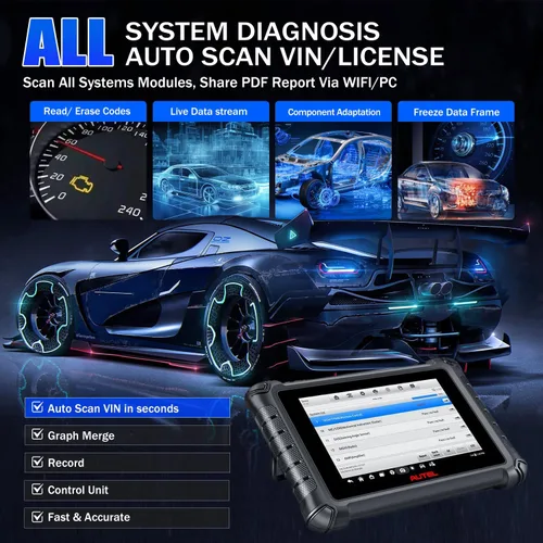 Miniatura 3 de Autel MaxiCheck MX900 escáner funciona como MK900 MK900BT mejor que MX808 MX808S MK808 MK808S MK808S MK808BT MS906 para más de 10000 vehículos, más