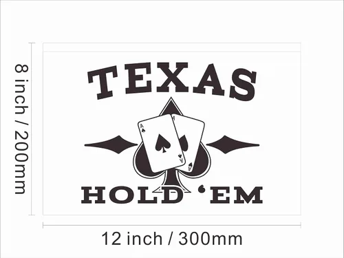 Miniatura 3 de 230097 Texas Hold'em Poker Casino Game Room Man Cave Display LED Light Letrero de neón (12 x 8 pulgadas, 16 colores por control remoto)