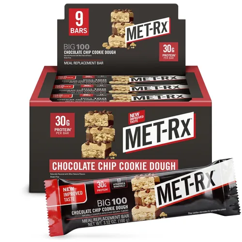 Miniatura 19 de MET-Rx Big 100 barras de proteínas colosales, Blueberry Cobbler, barras de reemplazo de comidas, 4