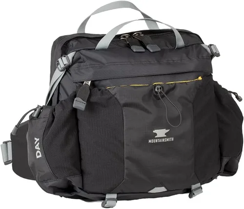 Miniatura 9 de Mountainsmith Paquete lumbar de día - Riñonera de 13 L para senderismo, viajes, ciclismo y desplazamientos, Forja Negra